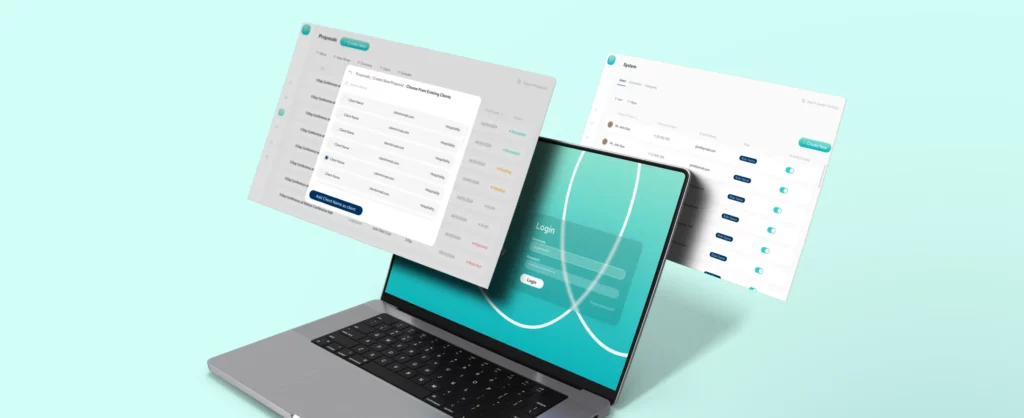 ux and ui development computer image and digital transformation